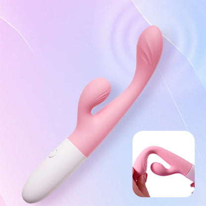 G Spot Clitoris Stimulator Dildo Rabbit Vibrator Nipple Vagina Massager Female Masturbator Erotic Orgasm Sex Toys For Women