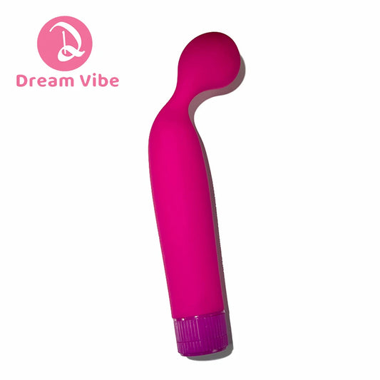 Pink G-Spot Vibrator by Dream Vibe Ball Head Multi-Speed Vibration AA Battery Power Woman Pleasure Sex Toy Intimate Penetration