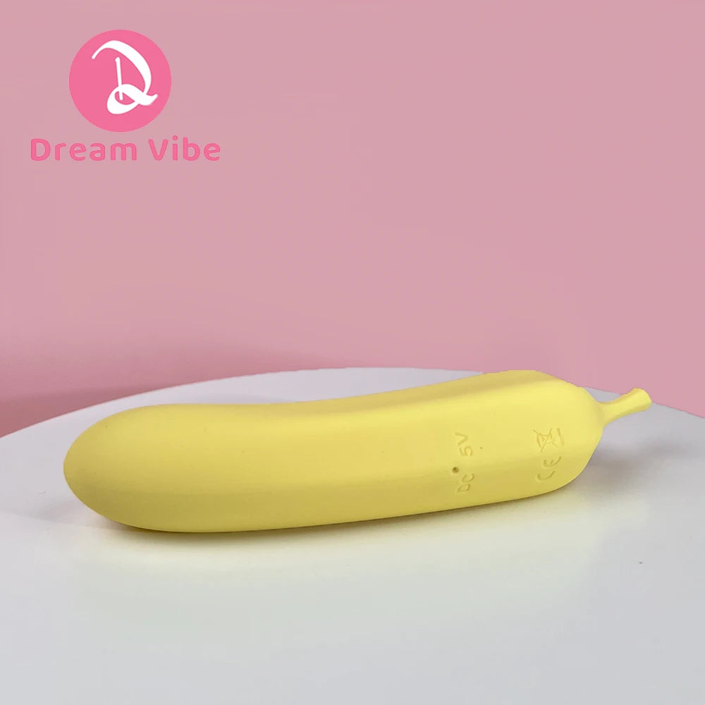 Banana Vibrator Soft Liquid Silicone 21 Powerful Vibrations G Spot Penetration Stimulation Fruit Sex Toy Women Pleasure 18+ Toy