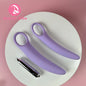 Lavender Pulse Vibrating Silicone Vaginal Dilators 10 Vibration Vaginal Muscle Stretch Regain Penetration Comfort Pleasure Woman