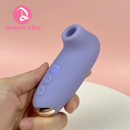 Coco Purple Suction Vibrator 5 Speeds and 10 Modes Silicone Material Female Sex Toy Gentle Love Player Erotic Massager Clit Vibe