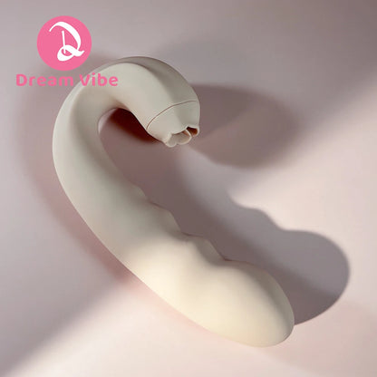 Aira 3-in-1 Vibrator Rotation Licking Vibrating  Deep Penetration G Spot Clit Double End Orgasm Dildo Sex Toy Woman  Pleasure