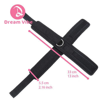 Play Nice Cross Handcuffs Hand Bind Compatiable with Collar Unisex Bondage Sex Toy Sexy Intimate Pleasure Gadget