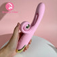 The Snail 3 in 1 Rabbit Vibrator Flexible Clit Fit with Rollable Snail 7 Tongue Flapping 7 Tip Vibration Sex Toy Woman Pleasure