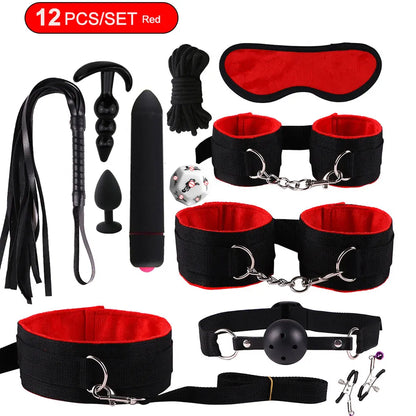 Sex toys for women BDSM sexual couples kit erotic accessories handcuffs for session Anal plug sex game Adult Sexy Toys sexyshop