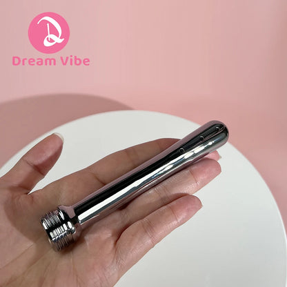 1/4 Standard 360° Anal Douche 10 Hole Nozzel Metal Anal Shower Hygiene Enema Anal Cleaner Device Sex Toy Accessory Penetration