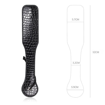 Faux Leather Crocodile Spanking Paddle Bondage Couple Play Beginner‘s Fetish Toy Adult Sex Game Accessories Love Pleasure Gift