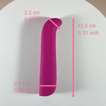 SilkGlo Mini G-Spot Vibrator by Dream Vibe Purple Liquid Silicone Type-C Cable Woman Pleasure Sex Toy Penetration Stimulation