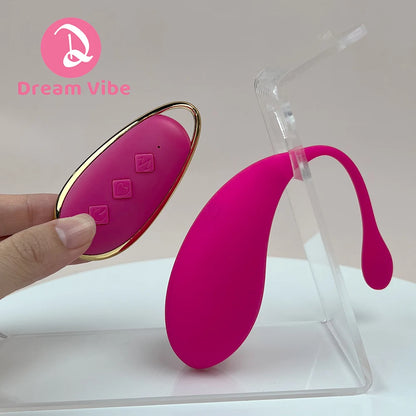 Enchanté Pink Bullet Egg with Romote Control Discreet Sex Toy Vibrator for Woman Pleasure Gift Wearable Love Egg G-Spot Stimulat