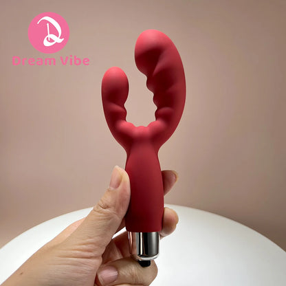 Claw Explorer Red Vibrator by Dream Vibe Dual Points Stimulate Prostate Massager 1 Strong Vibration Woman Men Pleasure Sex Toy