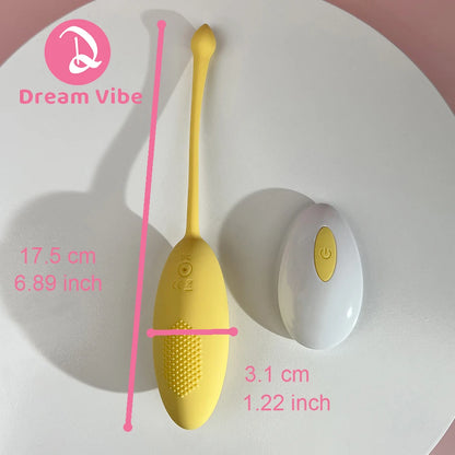 Tadpole Bullet Egg Vibrator Remote Control 10 Powerful Vibrations G Spot Penetration Sex Toy Female Masturbation Adult Pleasure