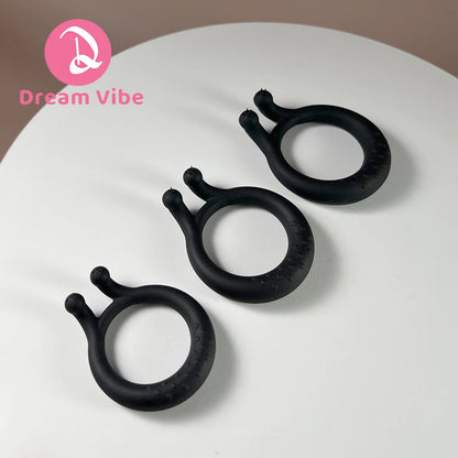 3 Pcs Silicone Cock Ring Set Pennis Ring Soft and Stretchy Sex Toy for Men Enhancer Erection Aid Stay Longer Couple Pleasure