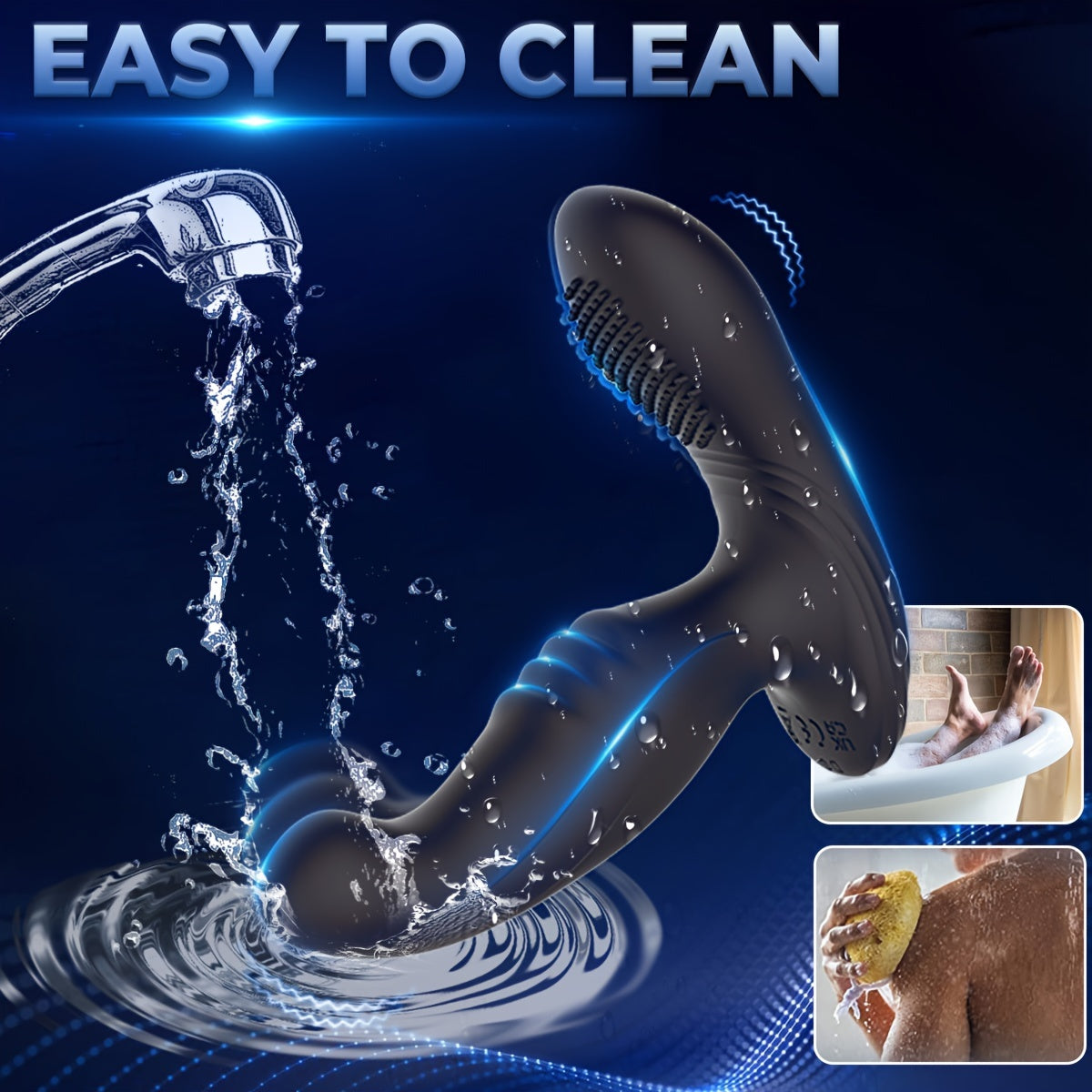 1pc Finger-like Wiggle Prostate Massager, Remote Control Dual Vibrating Anal Vibrator for Men, Silica gel Butt Plug, Perineum Stimulator Sex Toy for Couples, USB Rechargeable