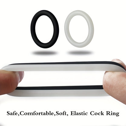 3 Pack Cock Rings Penis Rings For Men Erection Sex Rubber Couples Sex Cock Rings Penis Rings Soft Silicone Sex Toys For Male