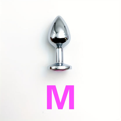 Metal Unisex Anal Plug Toy, Sex Toy Masturbator Anus Dilator, Stimulation Massager Pleasure For Men Women Adult Games Play